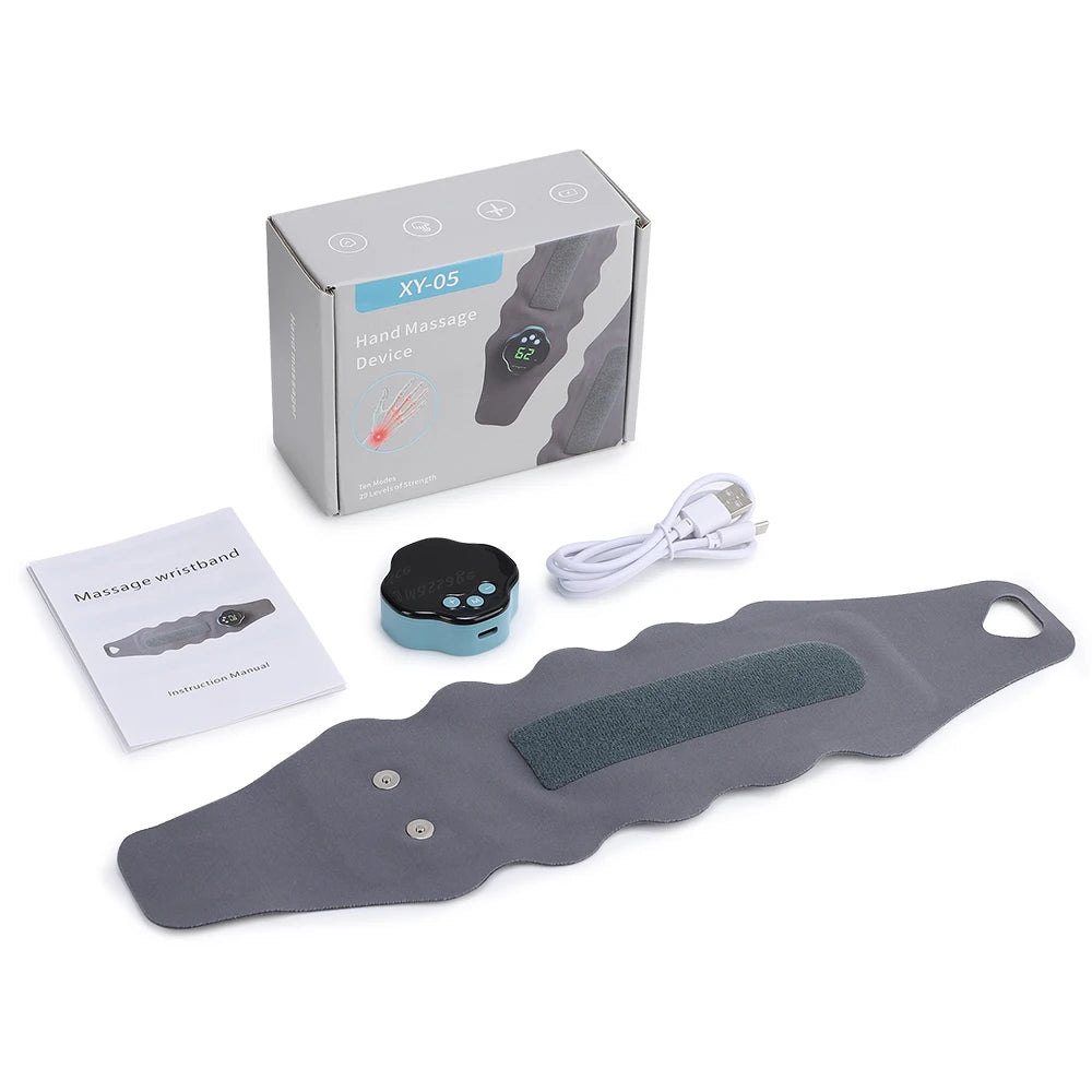 Microcurrent Wrist Massager for Pain Relief and Relaxation
