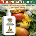 Urea 66% Intensive Moisturizing Cream for Hands Feet Elbows and Knees