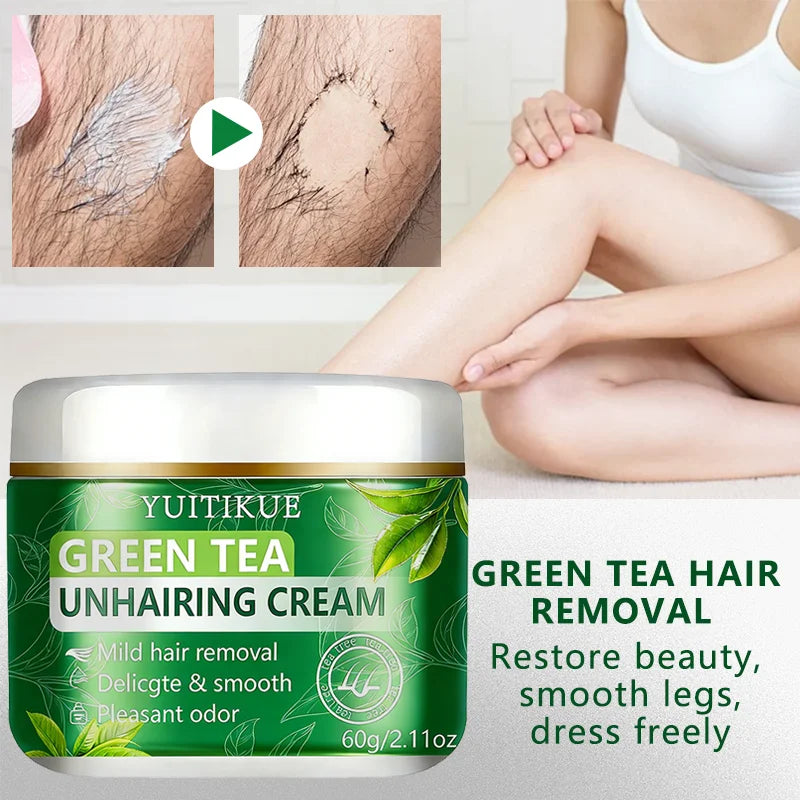 Green Tea Hair Removal Cream 60g