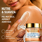 YUITIKUE Cocoa and Shea Butter Body Cream for Dry Cracked Skin