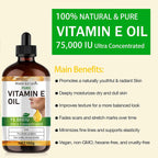 Natural Vitamin E Oil Moisturizing Skin Care Serum for Face and Body