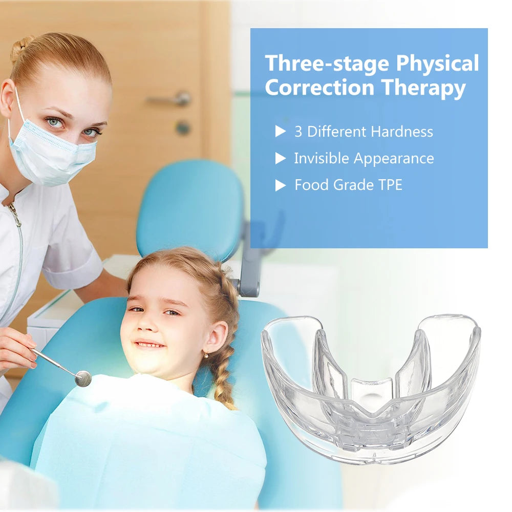 3-Stage Kids Dental Orthodontic Teeth Alignment Trainer Set