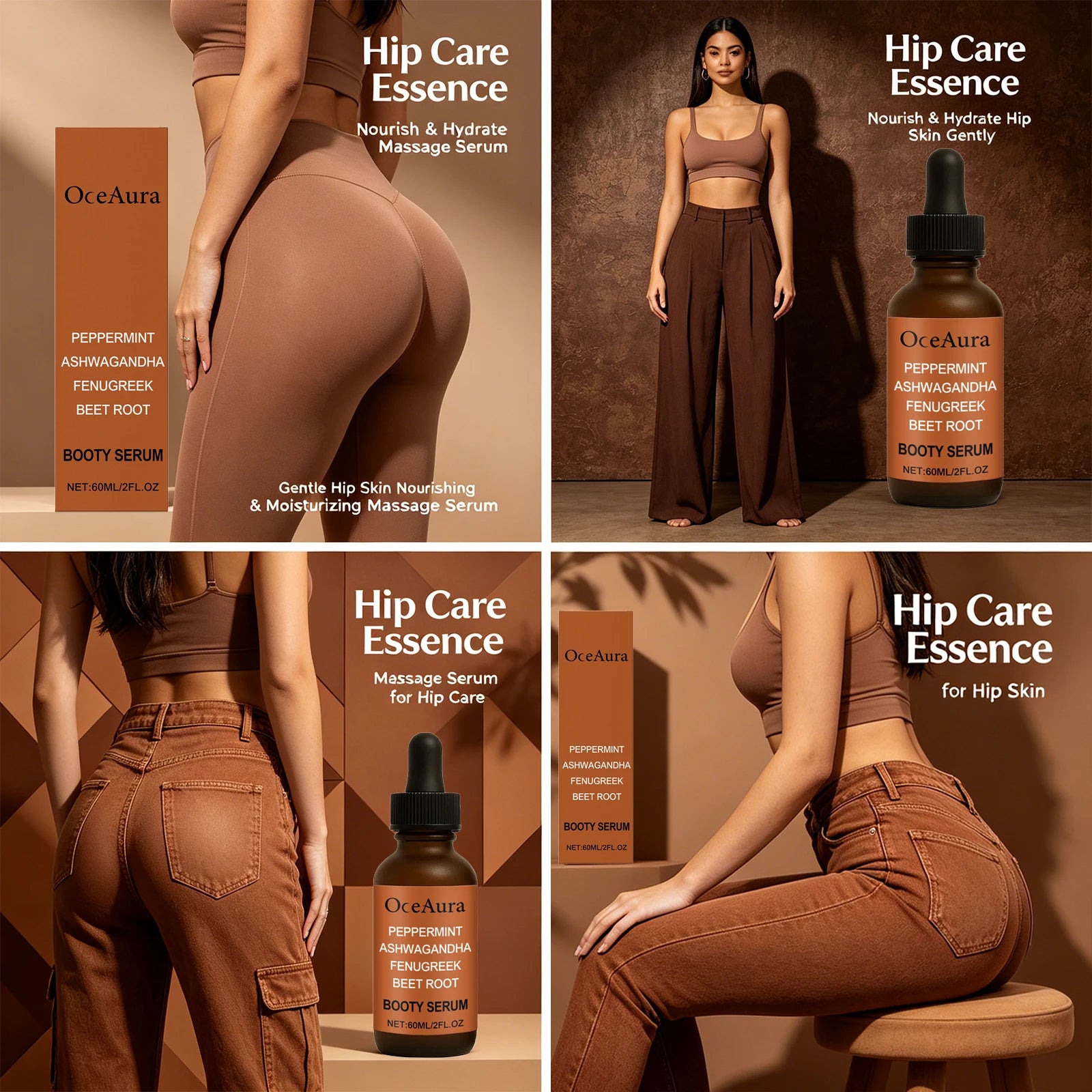 Butt Lifting and Firming Massage Serum for Fuller Curves - 1