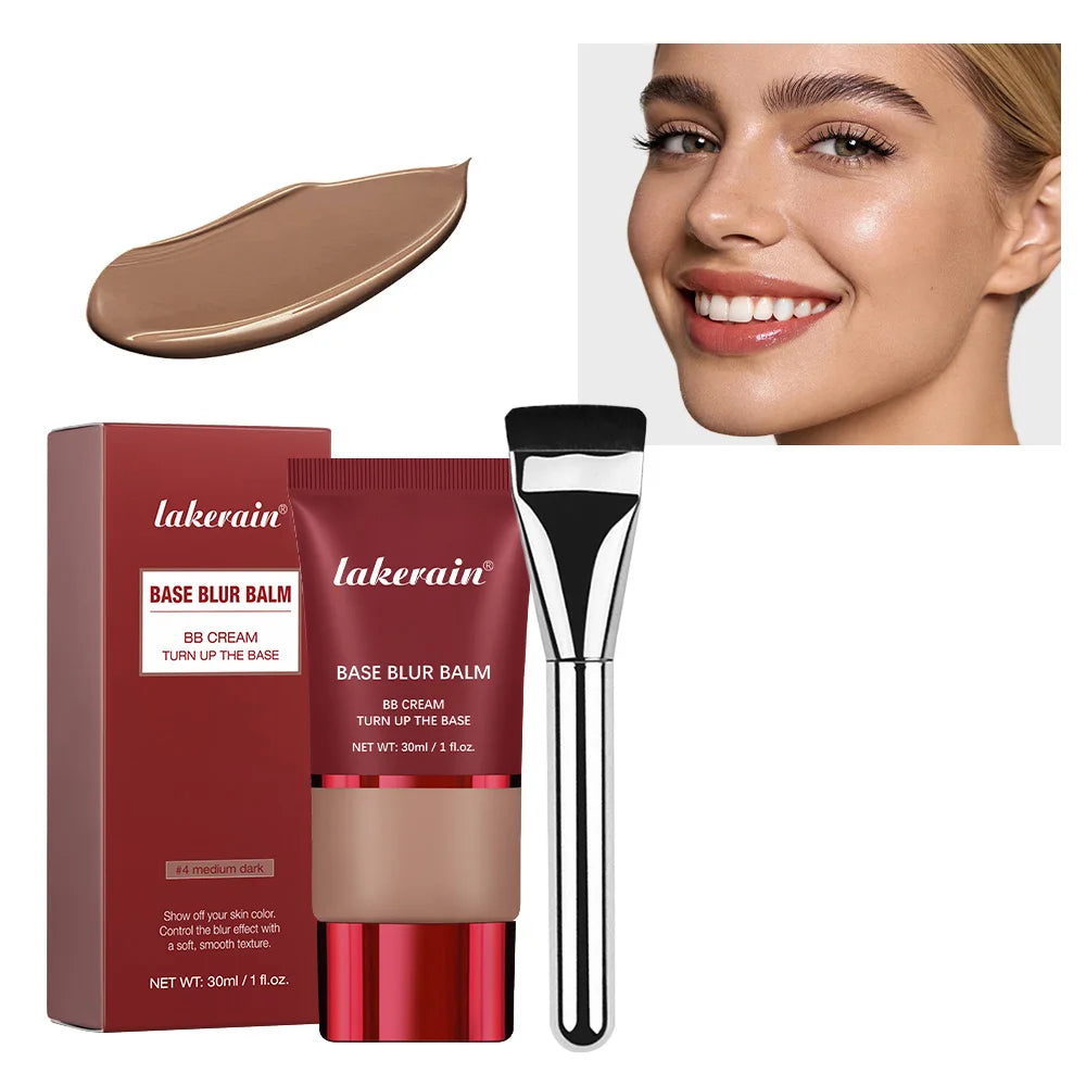 Blur Base Balm with Applicator Brush for Smooth Matte Finish - 23