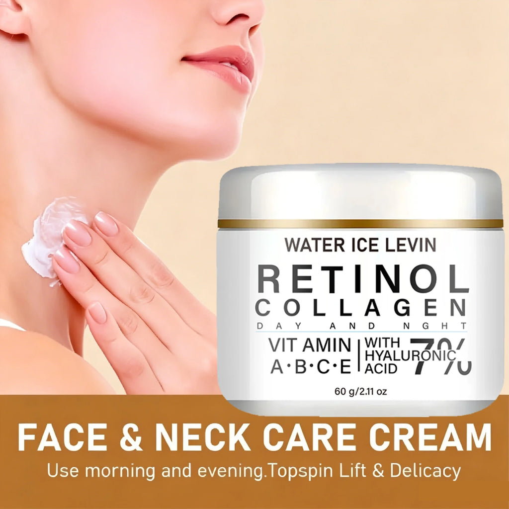 Retinol Collagen Face Cream Moisturizer with Hyaluronic Acid Vitamins