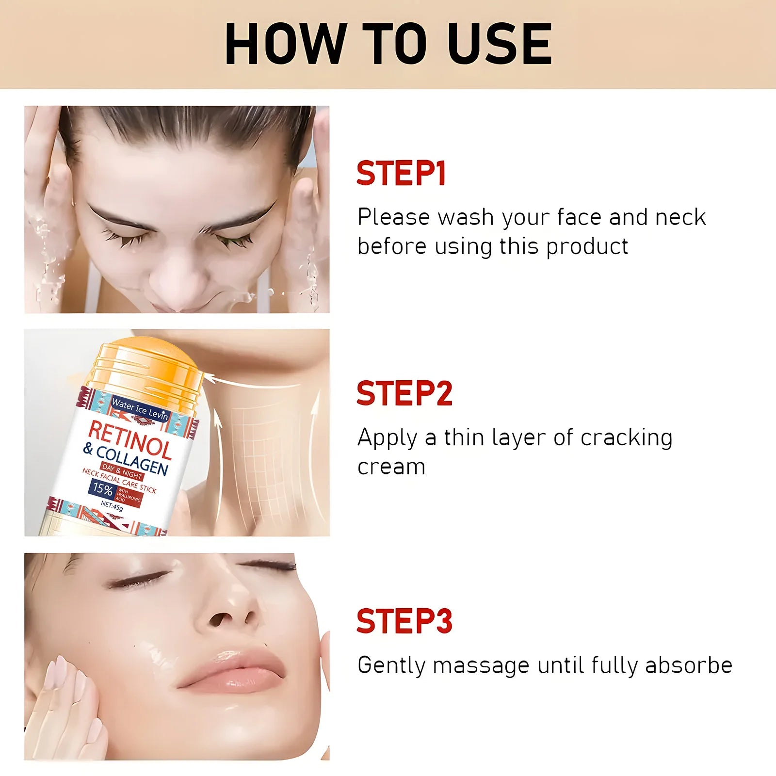 Retinol and Collagen Face and Neck Firming Treatment Stick - 6