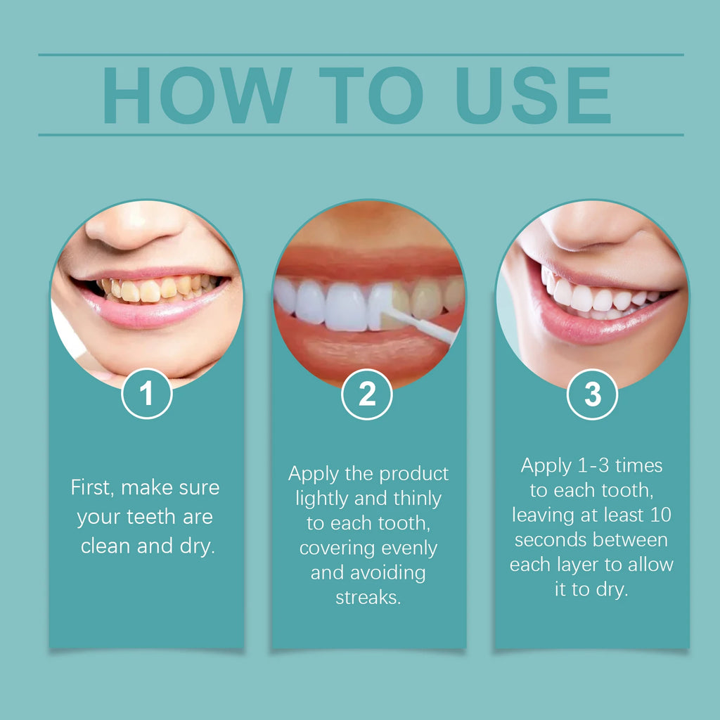 Instant Teeth Whitening Paint for Brighter Smile