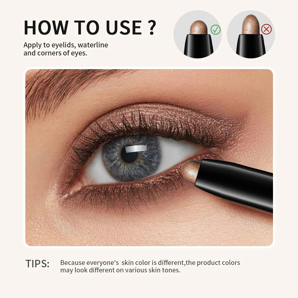 Long-Lasting Waterproof Eyeshadow Pencil