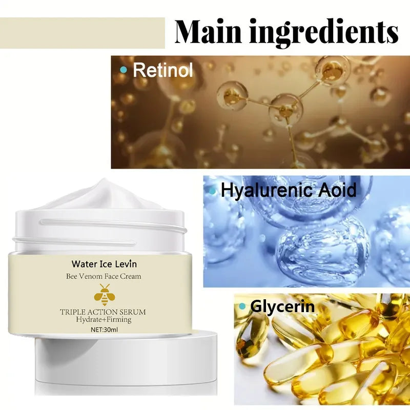 Water Ice Levin Bee Venom Face Cream Anti Aging Firming Moisturizer