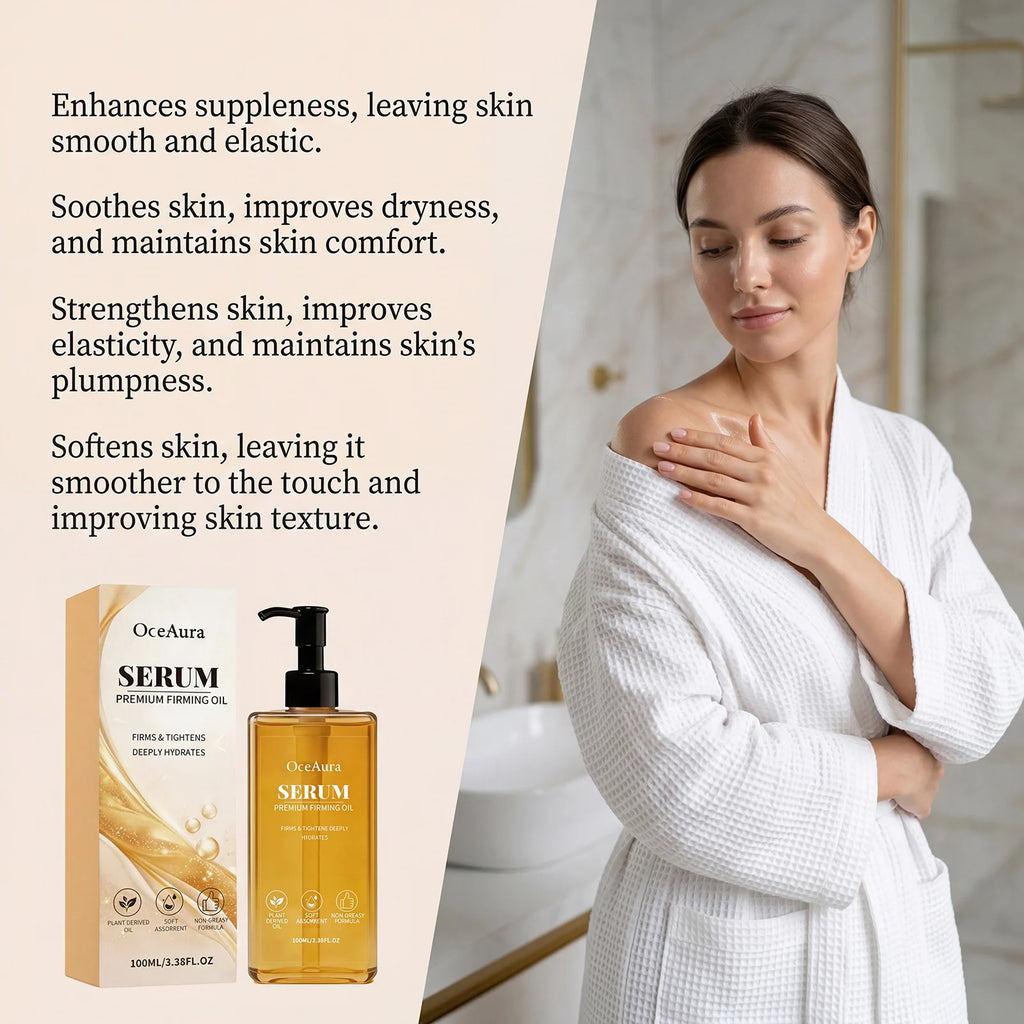 Firming Body Oil for Skin Tightening and Hydration