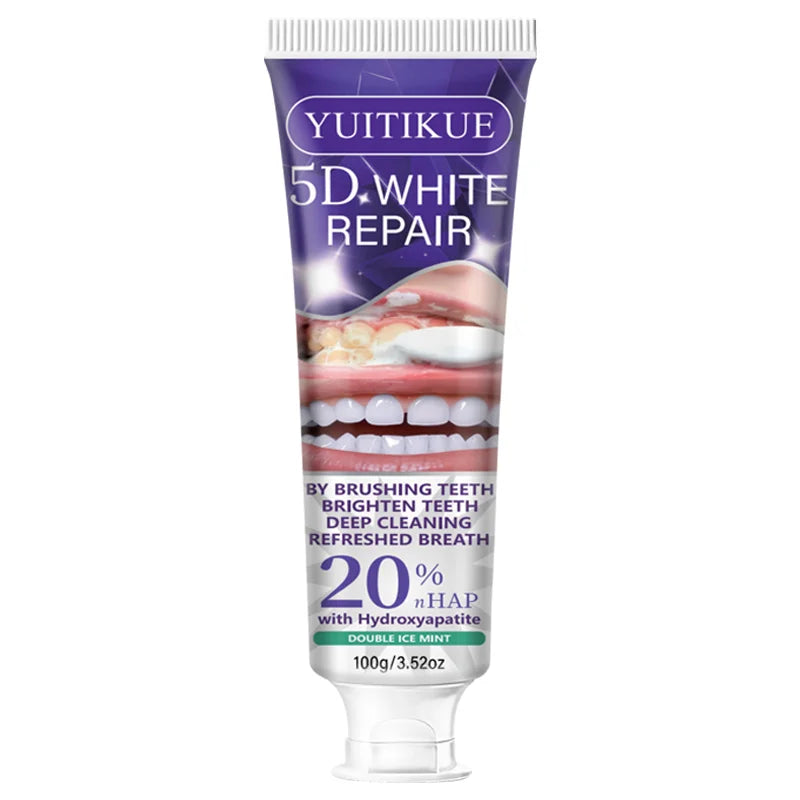 YUITIKUE 5D White Repair Toothpaste Enamel Brightening and Fresh Breath