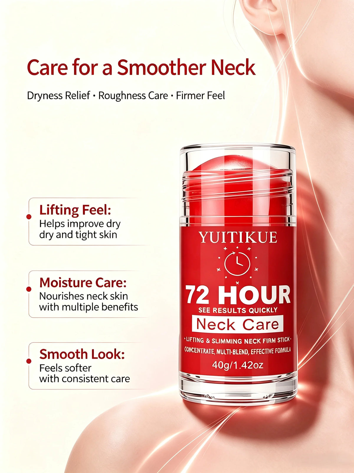 72 Hour Neck Firming Stick Anti Wrinkle Lifting and Slimming Balm