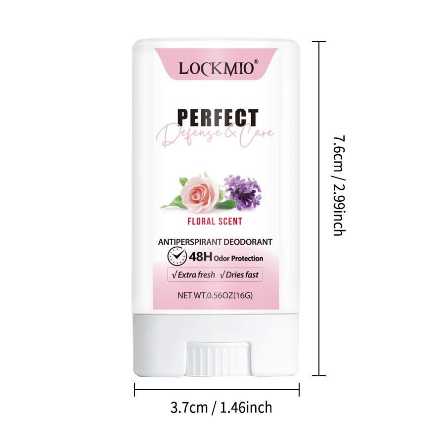 Lockmio 48H Antiperspirant Deodorant Stick Long Lasting Sweat Protection