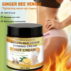 Ginger and Bee Venom Hot Firming Cream Pre Workout Body Moisturizer