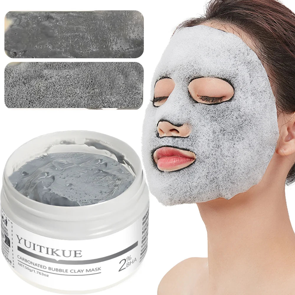 YUITIKUE Carbonated Bubble Clay Mask Pore Cleansing Face Treatment 50g
