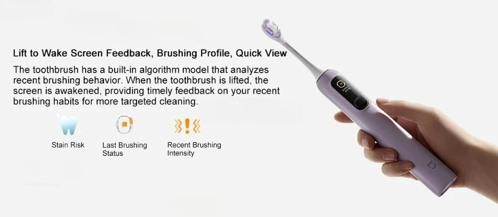 Mijia Sonic Electric Toothbrush Pro Smart Rechargeable Sonic Toothbrush - 13
