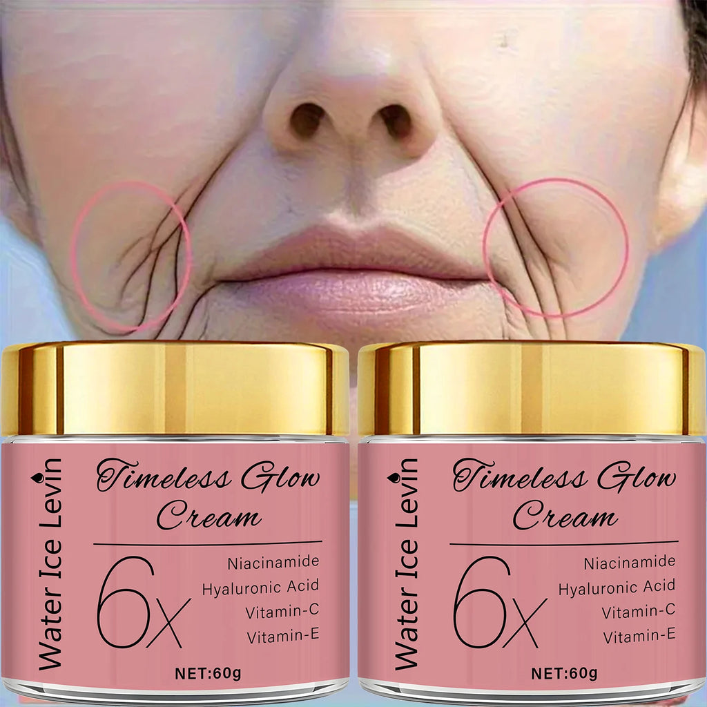 Water Ice Levin Timeless Glow Face Cream Brightening Moisturizer 60g