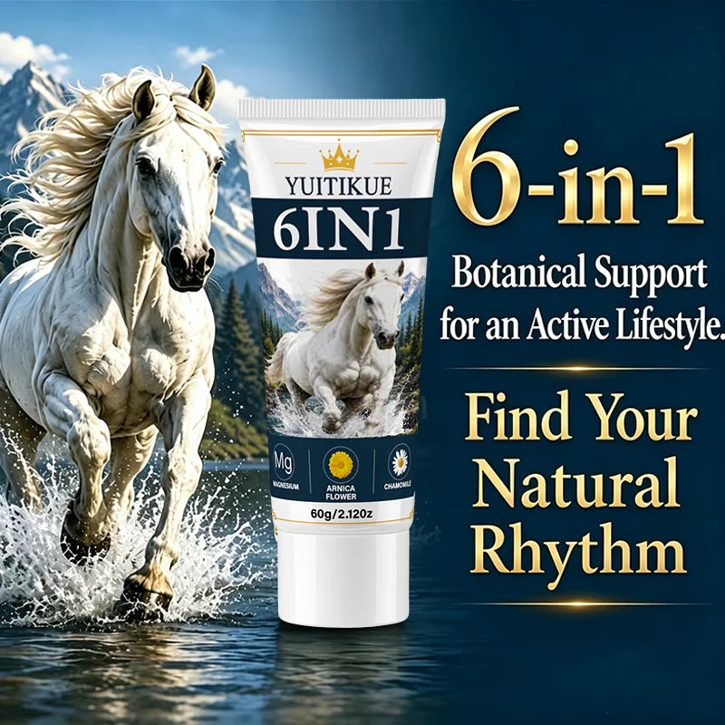 YUITIKUE 6 in 1 Muscle and Joint Relief Cream Hydrating Massage Lotion - 7