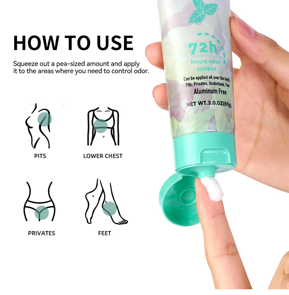 Invisible Full Body Deodorant Cream - 12
