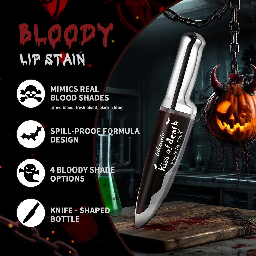 Bloody Matte Lip Stain for Halloween and Costume Makeup - 10