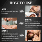 LOCKMIO Beard Care Kit Men Grooming Set Oil Balm and Styling Tools