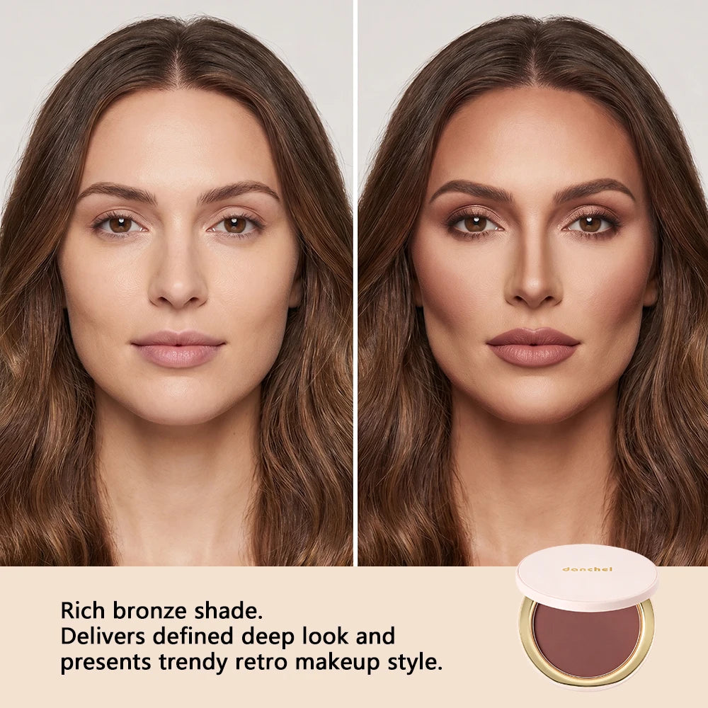 Matte Pressed Powder Bronzer for Face Contouring - 10