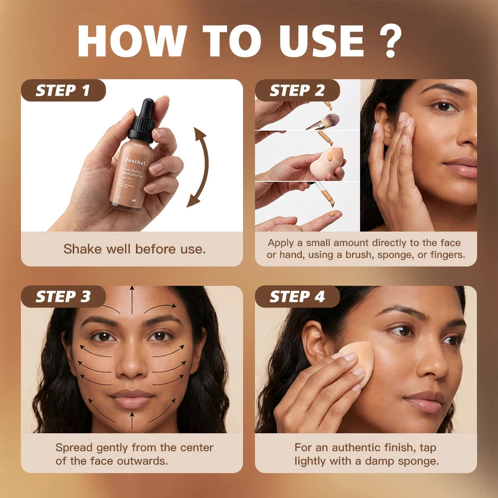 Matte Liquid Foundation for Pore Minimizing and Oil Control