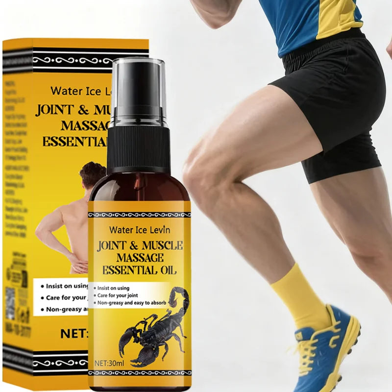 Bee Venom Joint & Muscle Massage Oil - Fast Absorbing Relief Cream - 3