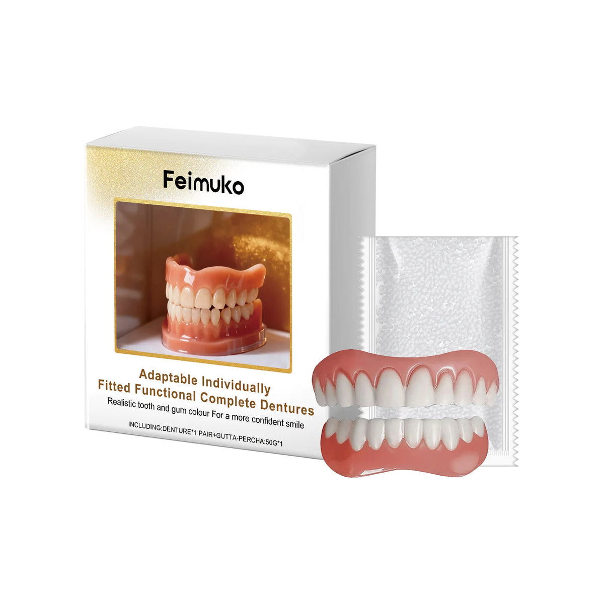 Custom Fit Cosmetic Denture Set for a Confident Smile