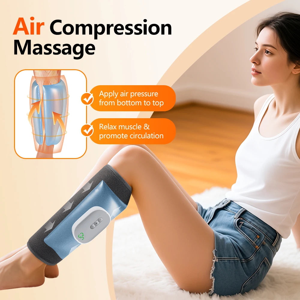 Wireless Air Compression Calf Massager for Leg Pain Relief - 2