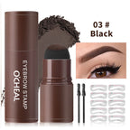 OCHEAL Eyebrow Stamp Kit Waterproof Brow Powder Makeup Stencil Set