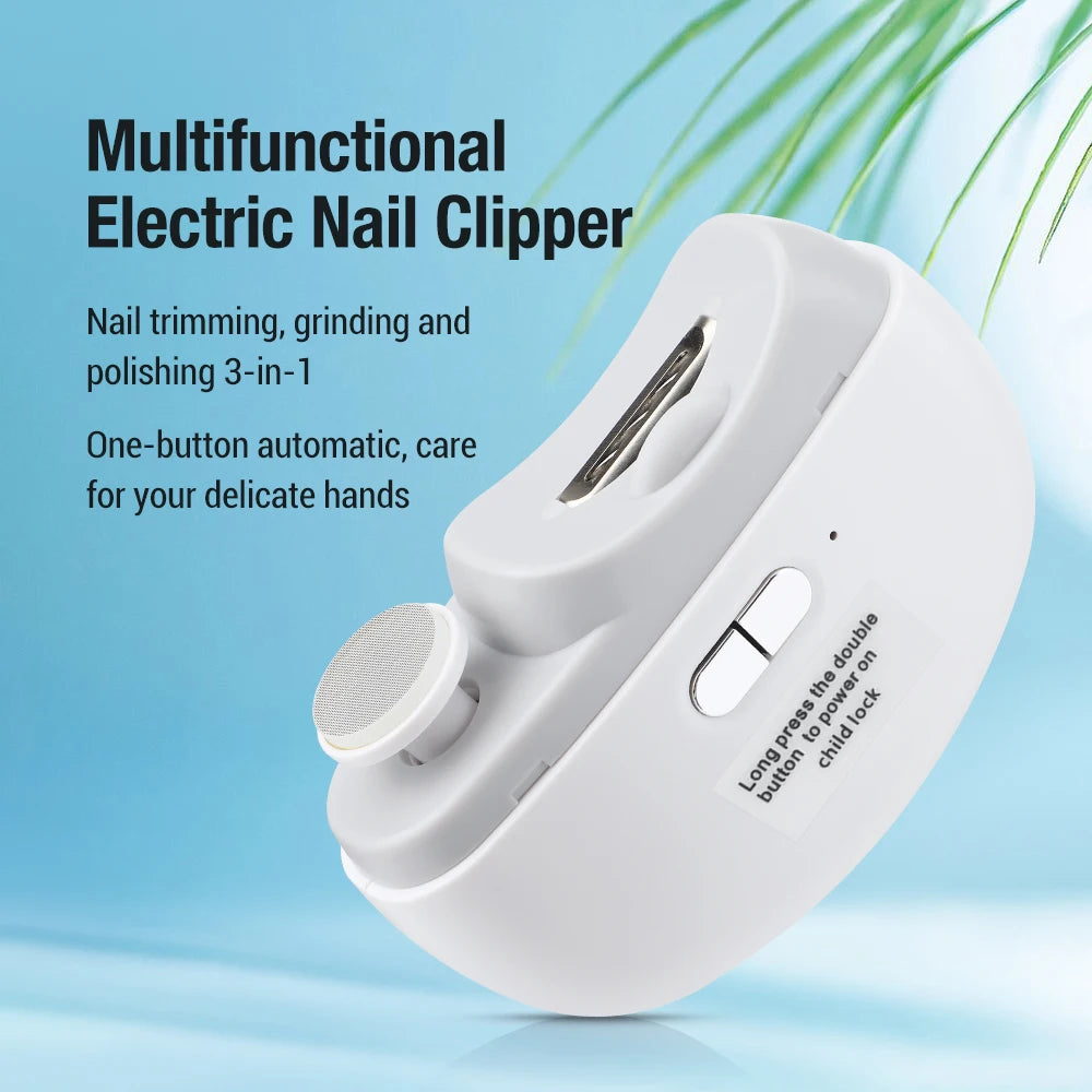 Automatic Electric Nail Clipper and Trimmer for Adults and Kids - 7