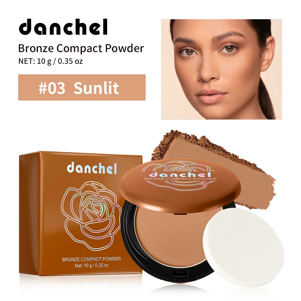Matte Bronze Pressed Powder for Facial Contouring - 22