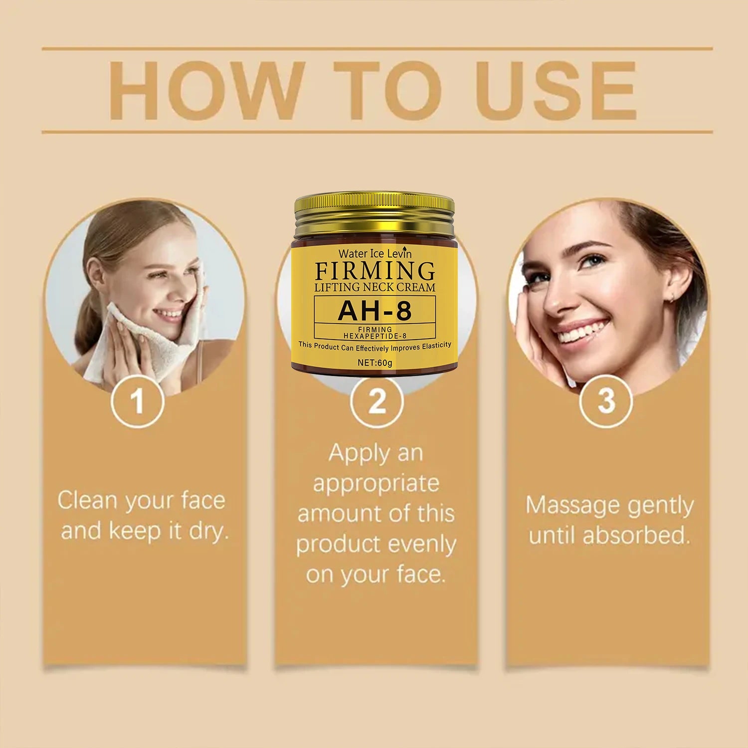 Hexapeptide 8 Neck Firming Cream Anti Aging Lifting Moisturizer - 5