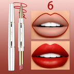 QICIY Dual Ended Lipstick and Lip Liner Long Lasting Waterproof Makeup