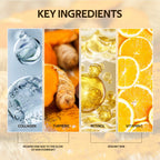 Collagen and Turmeric Overnight Wrapping Peel Off Face Mask Duo