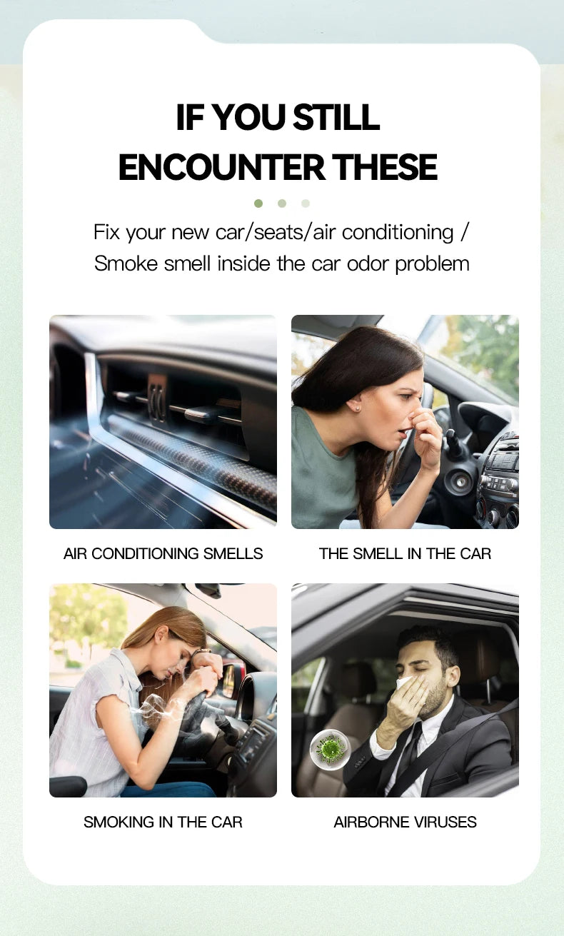 Solid Car Air Freshener Long Lasting Odor Eliminator Fragrance