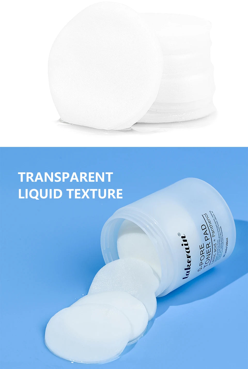 Pore Refining Toner Pad and Pink Peptide Facial Serum Set