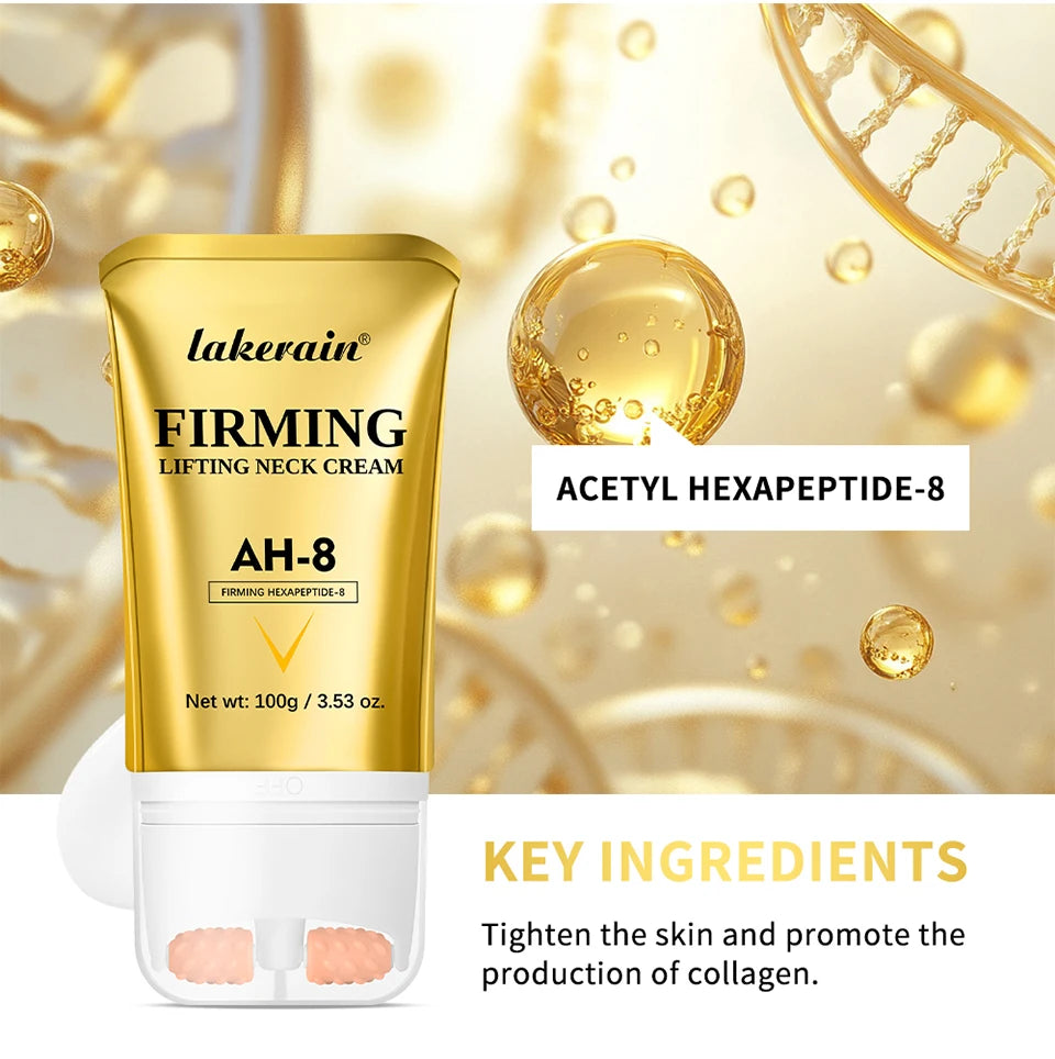 Firming Neck Cream with Massage Roller for Crepey Skin - 14