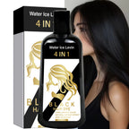 4 in 1 Black Hair Dye Shampoo with Biotin Collagen and Hyaluronic Acid