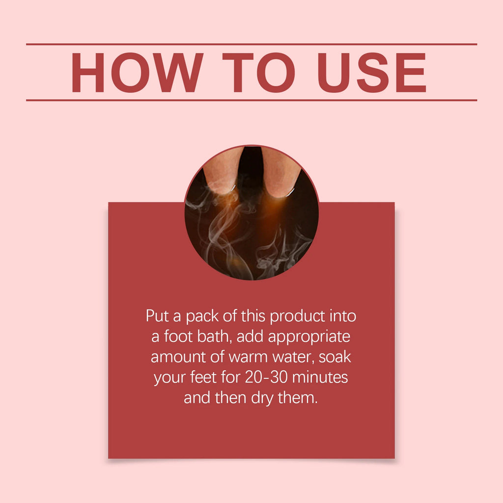 Herbal Mugwort Foot Bath Soak for Relaxation and Sleep