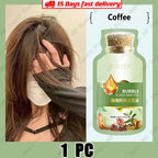 Natural Plant Herbal Extract Hair Dye Shampoo for Gray Hair Coverage