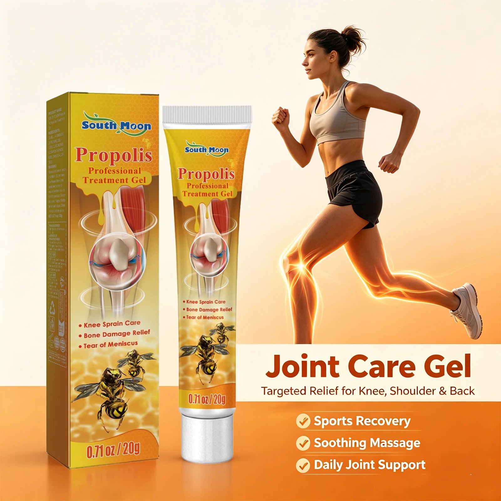 Propolis Joint and Muscle Relief Cooling Massage Gel - 4