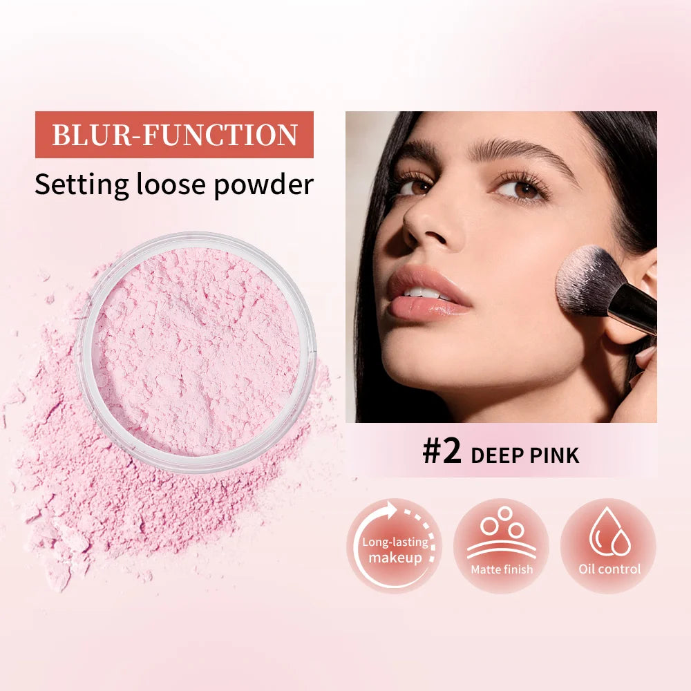 Matte Finish Oil-Control Loose Setting Powder