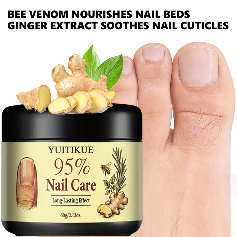 YUITIKUE Bee Venom Nail Care Cream Nourishing Cuticle Repair 60g