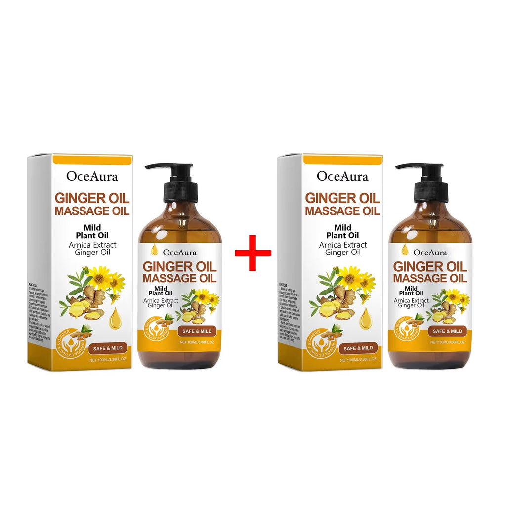 Ginger Massage Oil for Muscle Relief and Skin Nourishment