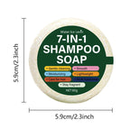 7-in-1 Shampoo Soap Bar Plant Based Hair Cleansing and Moisturizing Bar