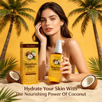 Coconut Firming Body Oil for Skin Hydration and Elasticity