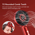 Electric Scalp Massage Comb with Red Light Therapy for Hair Growth