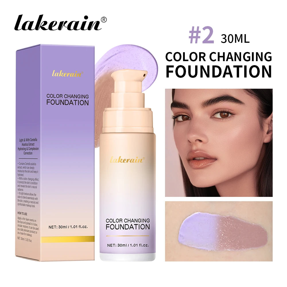 Color Changing Liquid Foundation for Radiant Skin - 22